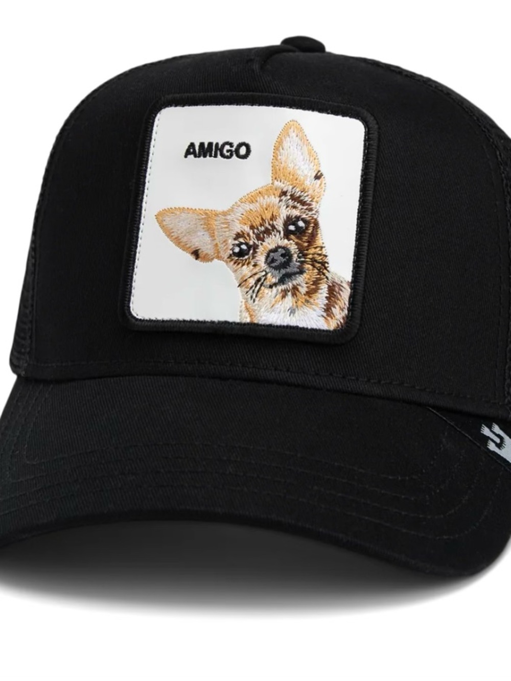 Goorin Bros. "THE AMIGO" Black Trucker Hat.
Mesh SnapBack NWT